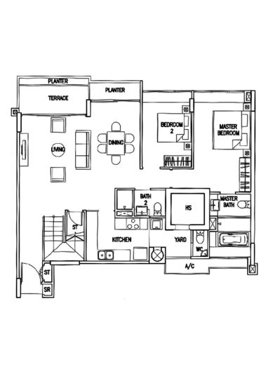 The Calrose - Floor Plan