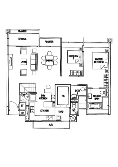 The Calrose - Floor Plan