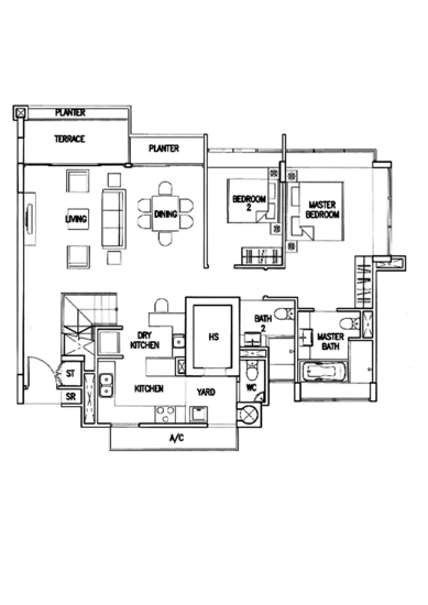The Calrose - Floor Plan