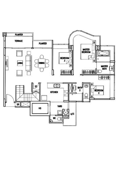 The Calrose - Floor Plan