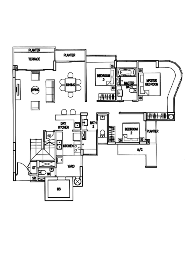 The Calrose - Floor Plan