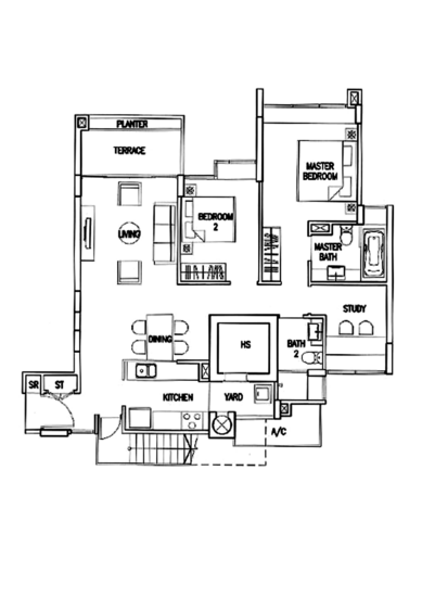 The Calrose - Floor Plan