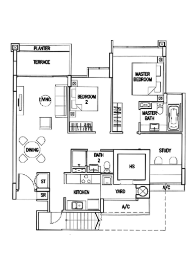 The Calrose - Floor Plan