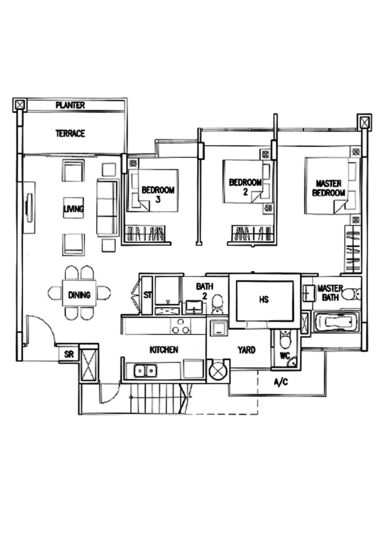 The Calrose - Floor Plan