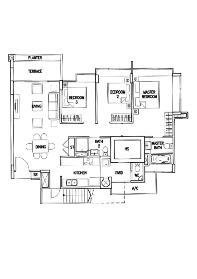The Calrose - Floor Plan