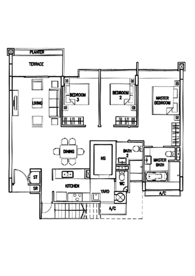 The Calrose - Floor Plan