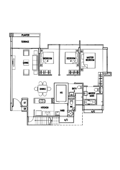 The Calrose - Floor Plan