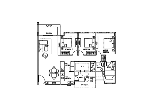 The Sixth Avenue Residences - Floor Plan