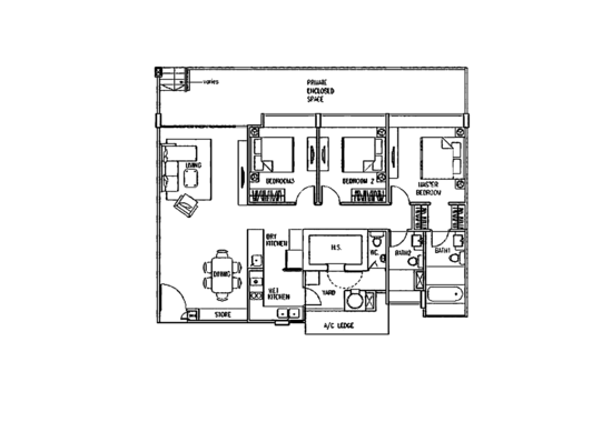 The Sixth Avenue Residences - Floor Plan
