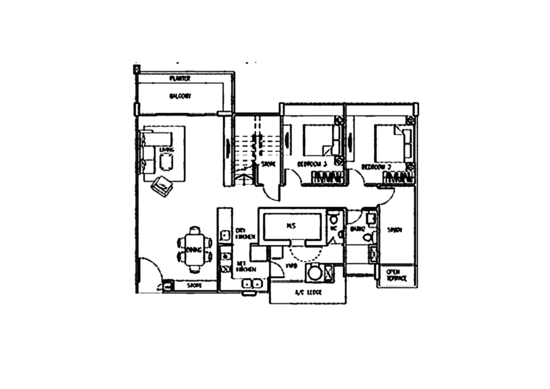 The Sixth Avenue Residences - Floor Plan