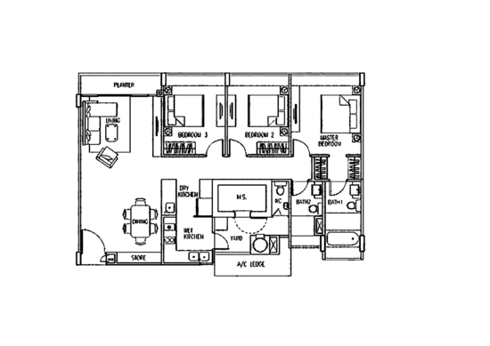The Sixth Avenue Residences - Floor Plan
