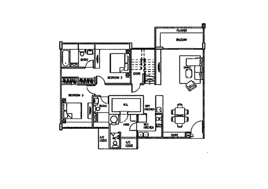 The Sixth Avenue Residences - Floor Plan