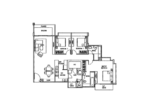 The Sixth Avenue Residences - Floor Plan