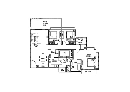 The Sixth Avenue Residences - Floor Plan