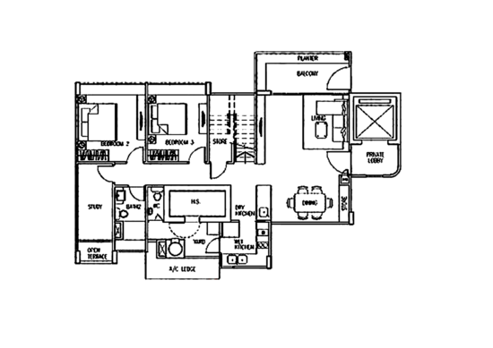 The Sixth Avenue Residences - Floor Plan