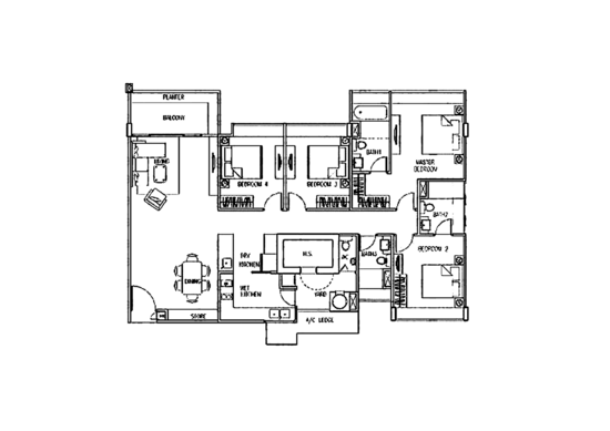 The Sixth Avenue Residences - Floor Plan