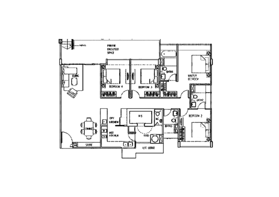The Sixth Avenue Residences - Floor Plan