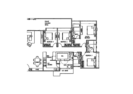 The Sixth Avenue Residences - Floor Plan