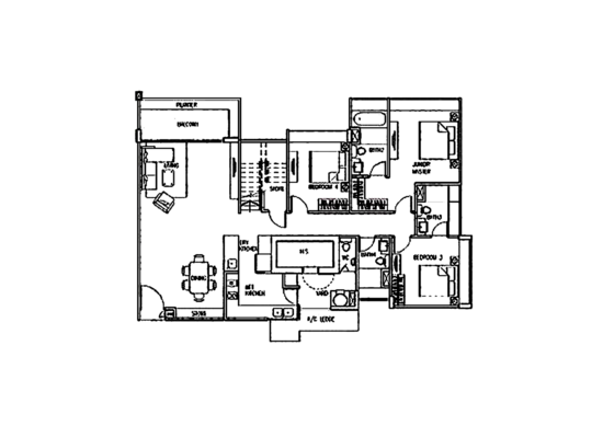 The Sixth Avenue Residences - Floor Plan
