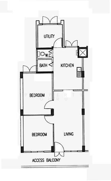 19 Eunos Crescent, 19 Eunos Crescent, Eunos / Geylang / Paya Lebar, 2 Bedrooms, 700 sqft, HDB Flat For Rent, by Keith Tan, 500285764 - 2D - PropertyGuru.com.sg