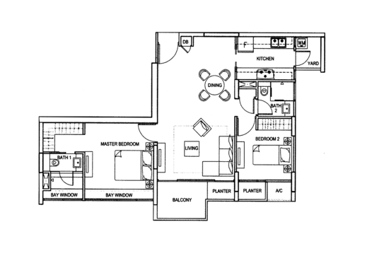 The Beacon - Floor Plan