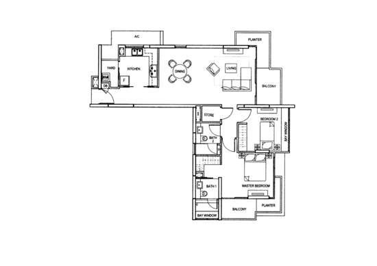 The Beacon - Floor Plan