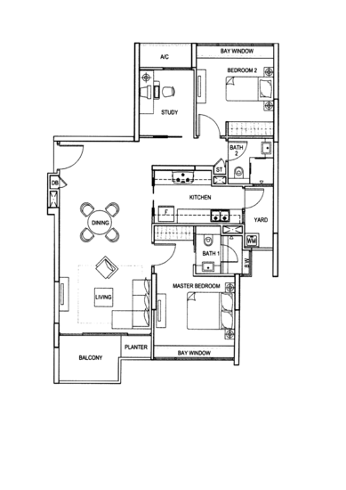 The Beacon - Floor Plan