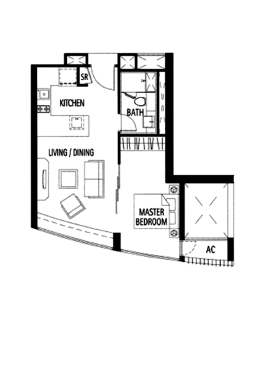 Tribeca by the Waterfront - Floor Plan