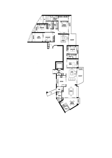 Tribeca by the Waterfront - Floor Plan