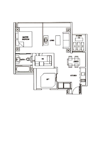 The Metz - Floor Plan