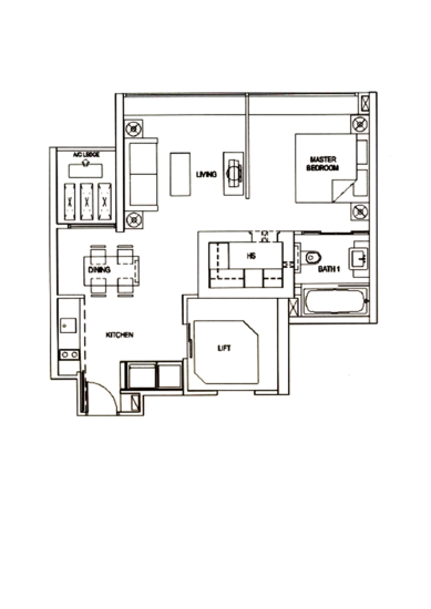 The Metz - Floor Plan