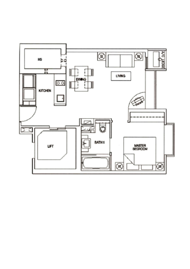 The Metz - Floor Plan