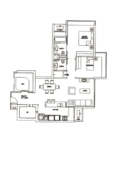 The Metz - Floor Plan