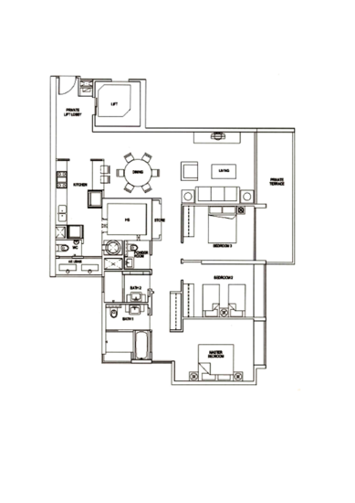 The Metz - Floor Plan