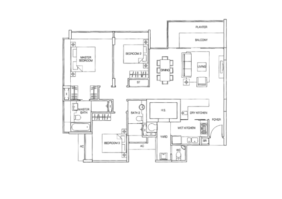 Grand Duchess at St Patrick's - Floor Plan