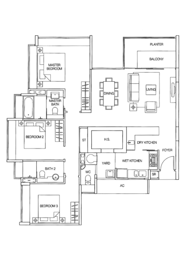 Grand Duchess at St Patrick's - Floor Plan