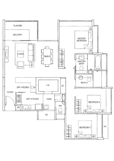 Grand Duchess at St Patrick's - Floor Plan