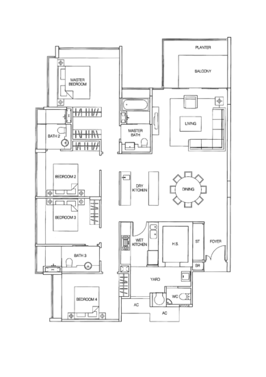 Grand Duchess at St Patrick's - Floor Plan
