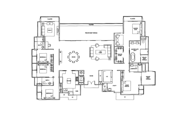 Grand Duchess at St Patrick's - Floor Plan