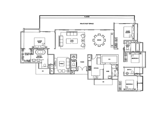 Grand Duchess at St Patrick's - Floor Plan