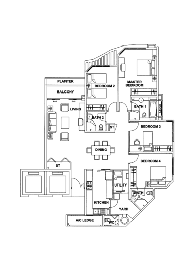 Edelweiss Park Condo - Floor Plan