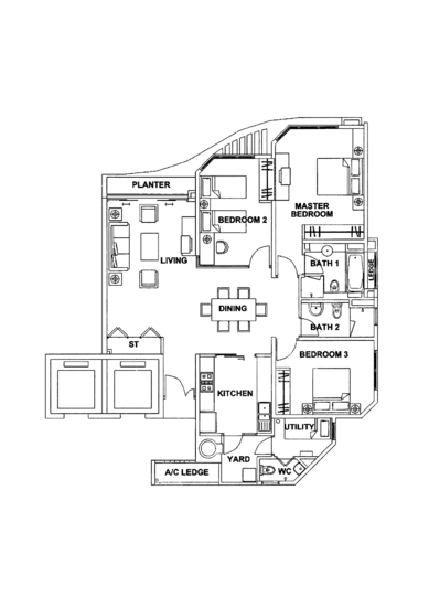 Edelweiss Park Condo - Floor Plan