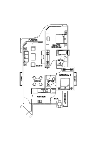 Edelweiss Park Condo - Floor Plan