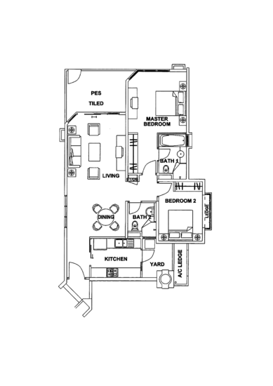 Edelweiss Park Condo - Floor Plan
