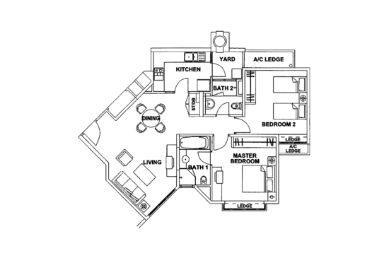 Edelweiss Park Condo - Floor Plan