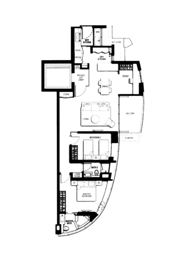 Newton One - Floor Plan
