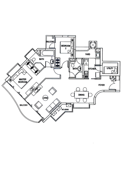 Cote D'Azur - Floor Plan