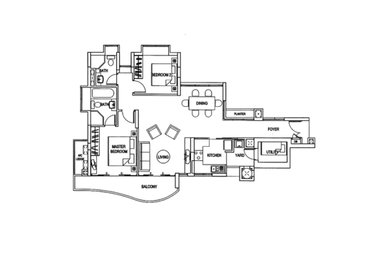 Cote D'Azur - Floor Plan