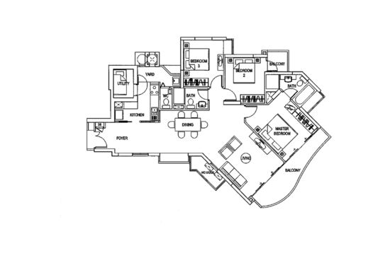Cote D'Azur - Floor Plan