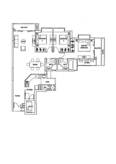 Cote D'Azur - Floor Plan